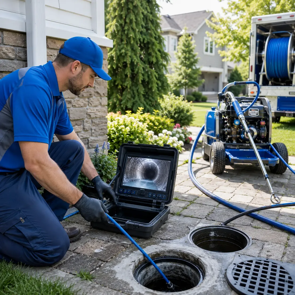 Outdoor drain cleaning professionals serving White Plains, NY